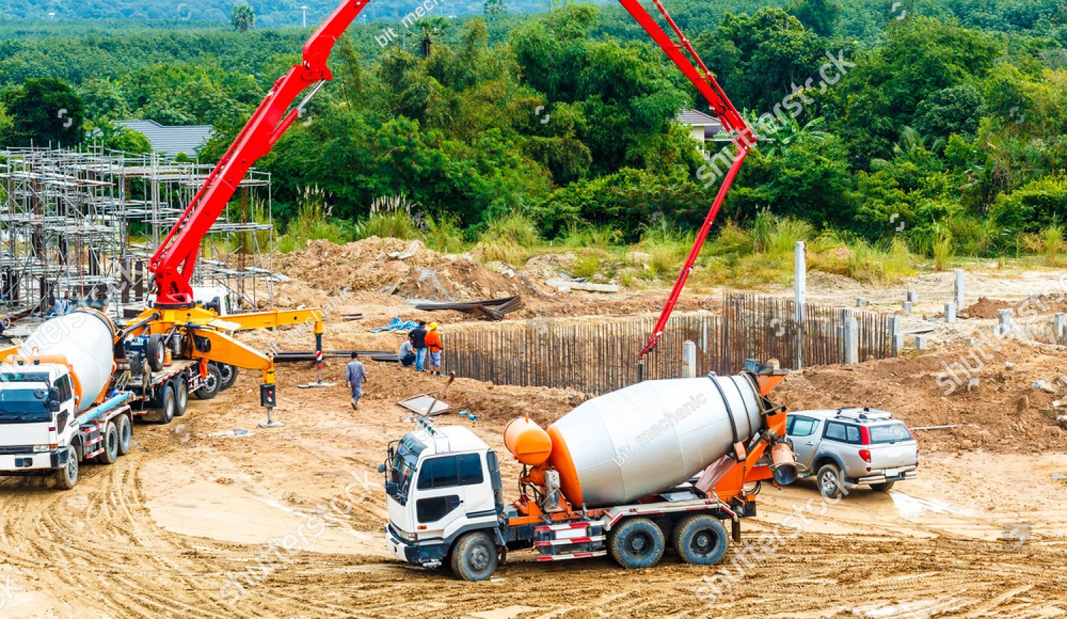 thuê xe bơm bê tông tại hà nội